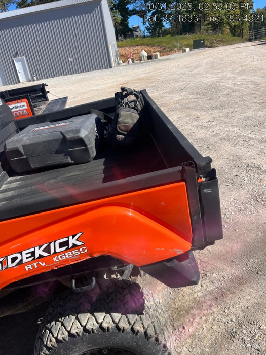2019 Kubota RTV-XG850WL-H 4wd Utility Cart, Gas, 2 Seat, LED Strobe, Windshield Tempered Glass, Plastic Canopy, Wire Harness Kit, Backup Alarm