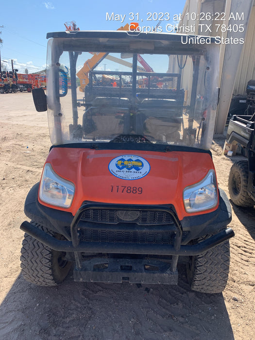 2020 Kubota RTV-X1140W-H 4WD, LED Strobe, Windshield Acrylic Clear, Plastic Canopy, Wire Harness Kit, Backup Alarm