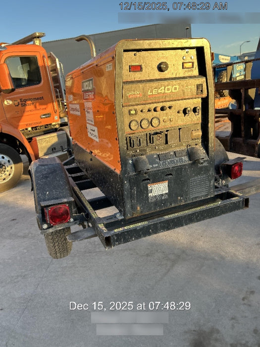 2023 Lincoln Electric LE400 Kubota V1505, Trlr, Cable Rack, Light Kit, ES Decals, T3