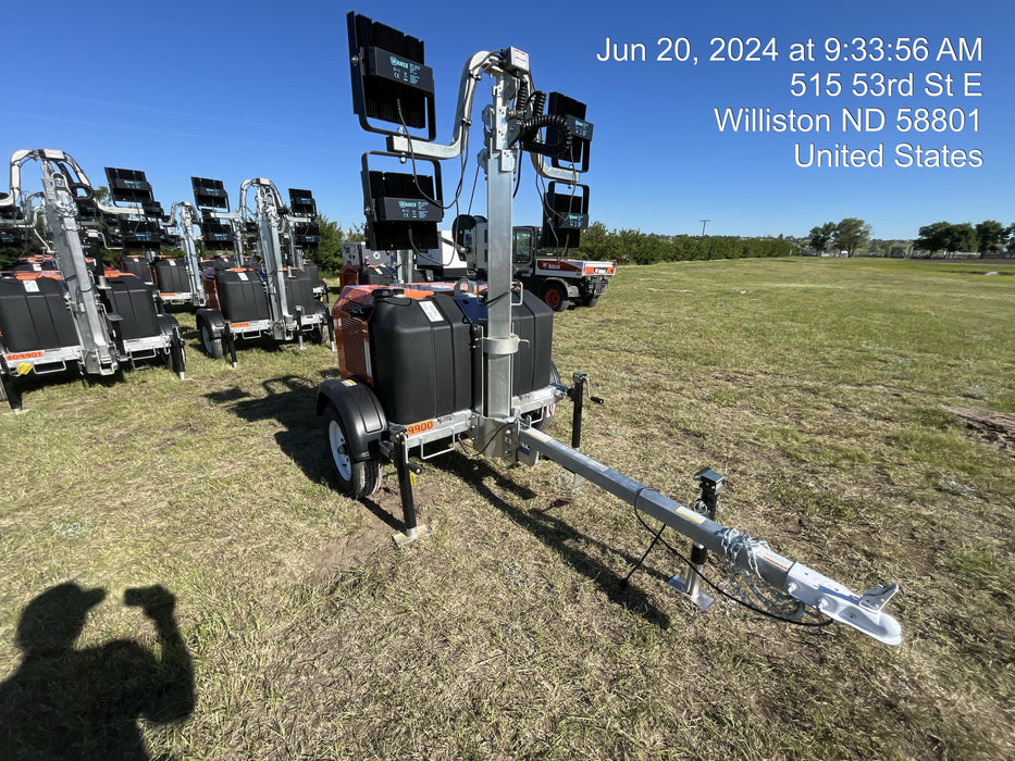 2024 Wanco WLTT-4MM4K Diesel, Deep Sea Controller, Shore Power Plug, Auto Start, (4) 350W LED Floodlights, 4kW Generator, 60 Gal Fuel Tank, 2" Ball, T3