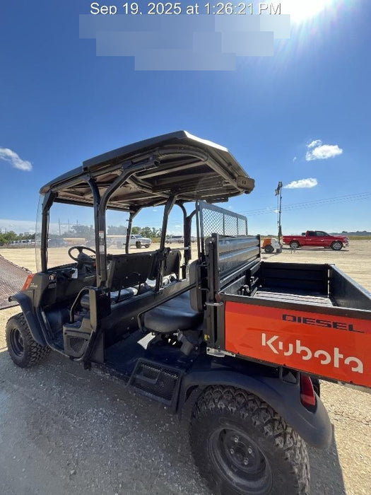2022 Kubota RTV-X1140W-H Plastic Canopy, Windshield Acrylic Clear, LED Strobe Light, Wire Harness Kit, Back up Alarm