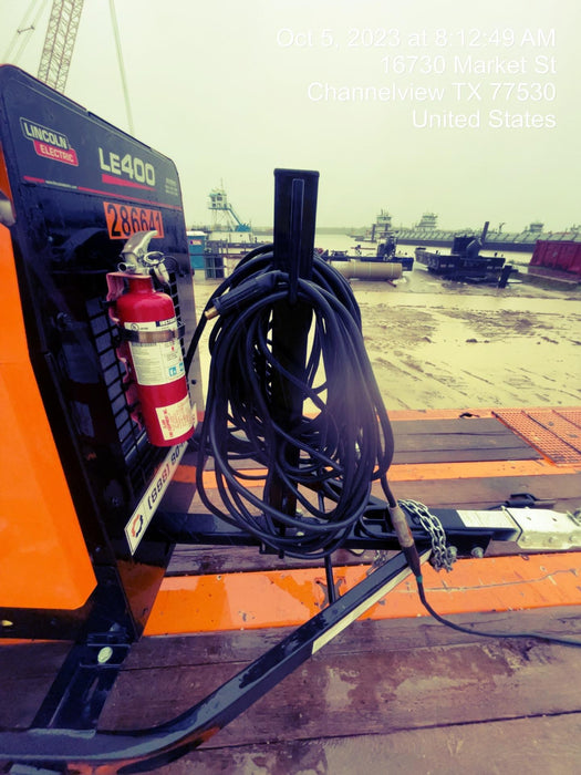 2022 Lincoln Electric LE400 Kubota V1505, Trlr, Cable Rack, Light Kit, ES Decals, T3