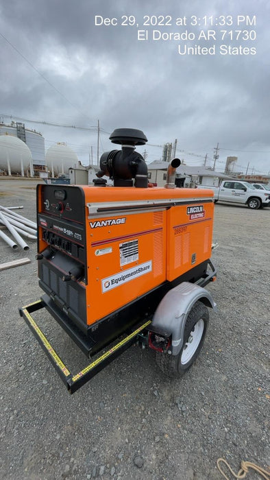 2022 Lincoln Electric Vantage 549X Crosslink Technology, Trailer Mounted, ES Decals, T3