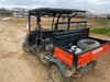 2021 Kubota RTV-X1140W-H Plastic Canopy, Windshield Acrylic Clear, LED Strobe Light, Wire Harness Kit, Back up Alarm