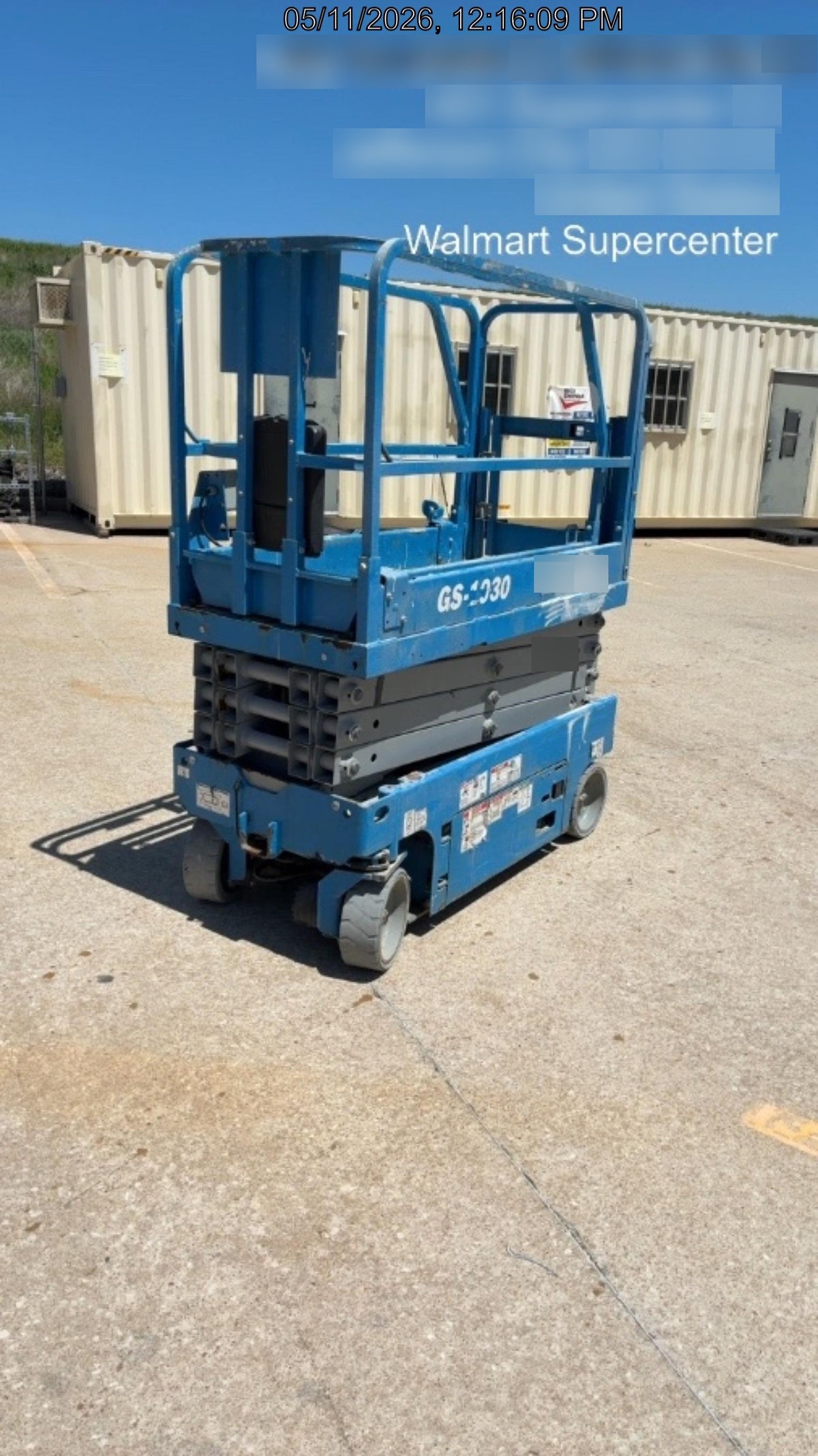 2020 Genie GS-1930 Solid Non Marking Tires, Beacon, Folding rails with half height swing gate