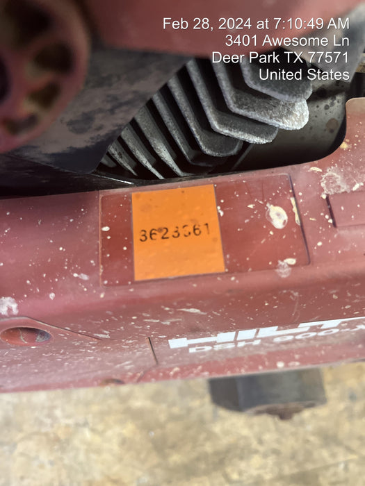 2023 HILTI DSH 900-X 16"