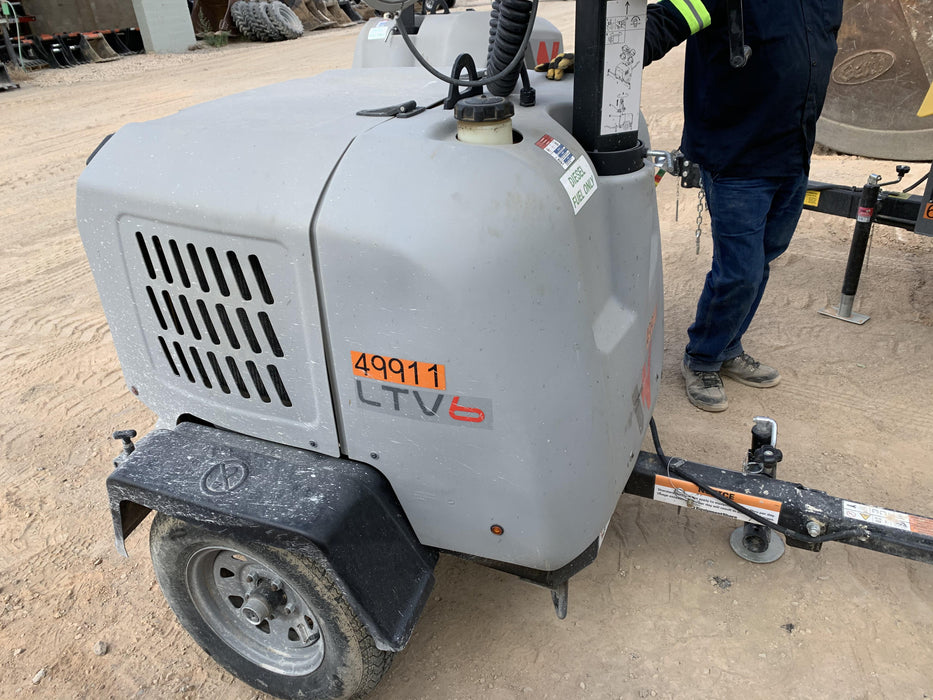 2019 Wacker Neuson LTV6L-MH Mobile Light Tower w/Fuel Level Sensor Installed