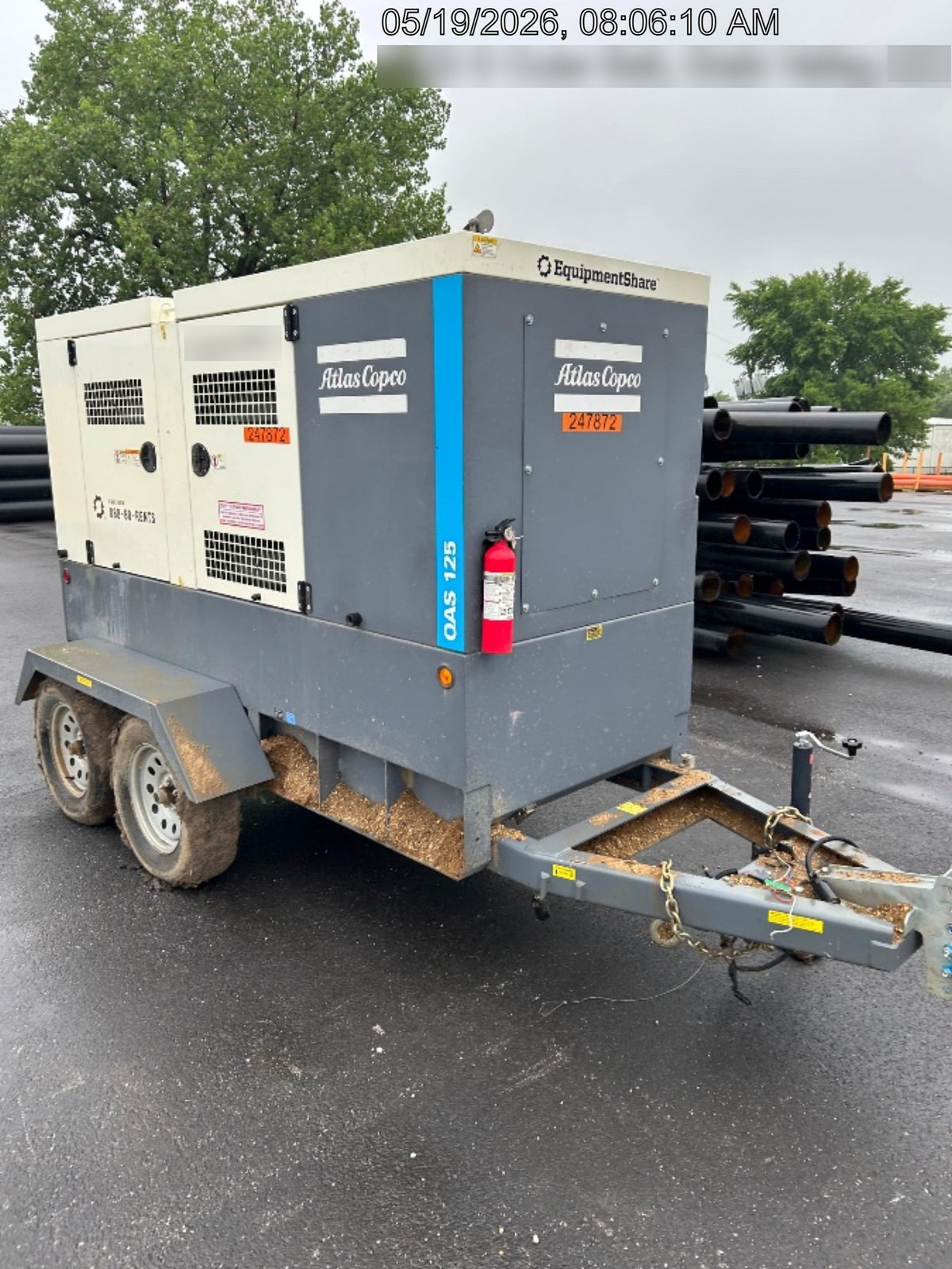 2022 ATLAS COPCO QAS 125