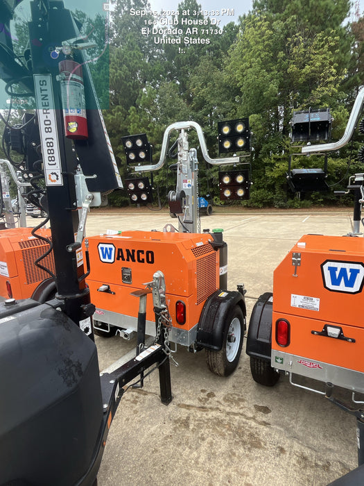 2024 Wanco WLTT-4MM4K Diesel, Deep Sea Controller, Shore Power Plug, Auto Start, (4) 350W LED Floodlights, 4kW Generator, 60 Gal Fuel Tank, 2" Ball, T3