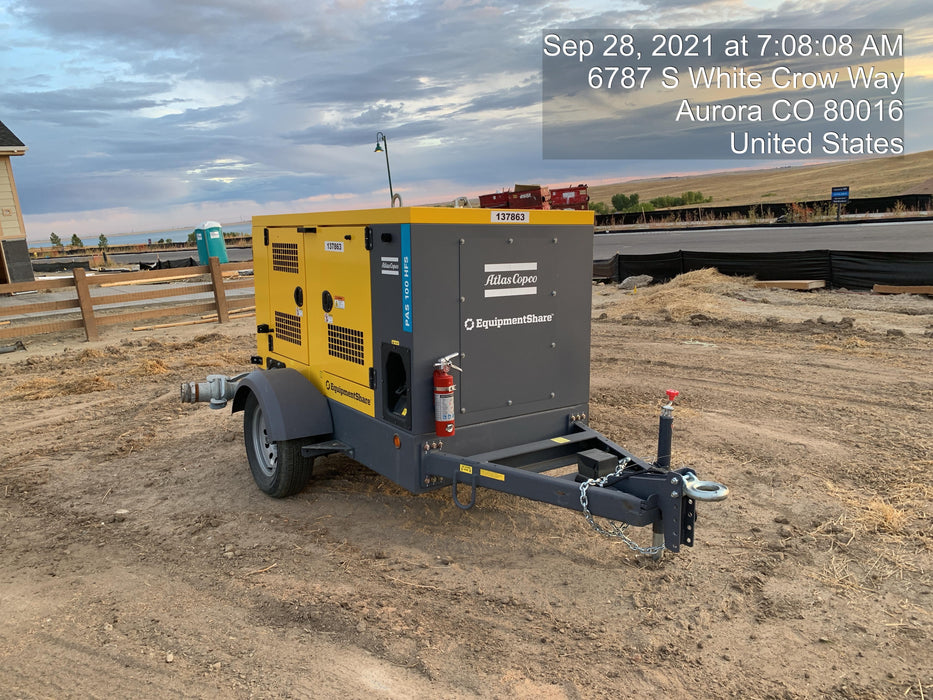 2021 ATLAS COPCO PAS 100 HF CS Enclosed