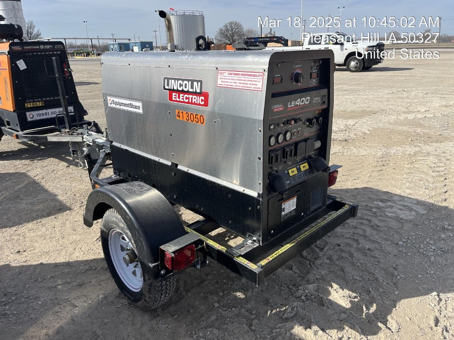 2024 Lincoln Electric LE400 Kubota V1505, Trlr, Cable Rack, Light Kit, ES Decals, T3