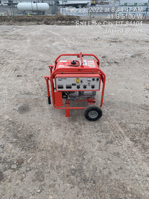 2020 Multiquip GA6HR Gen 6kW Honda GX340 GFCI Wheel Kit