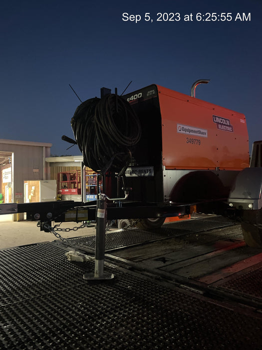 2022 Lincoln Electric LE400 Kubota V1505, Trlr, Cable Rack, Light Kit, ES Decals, T3