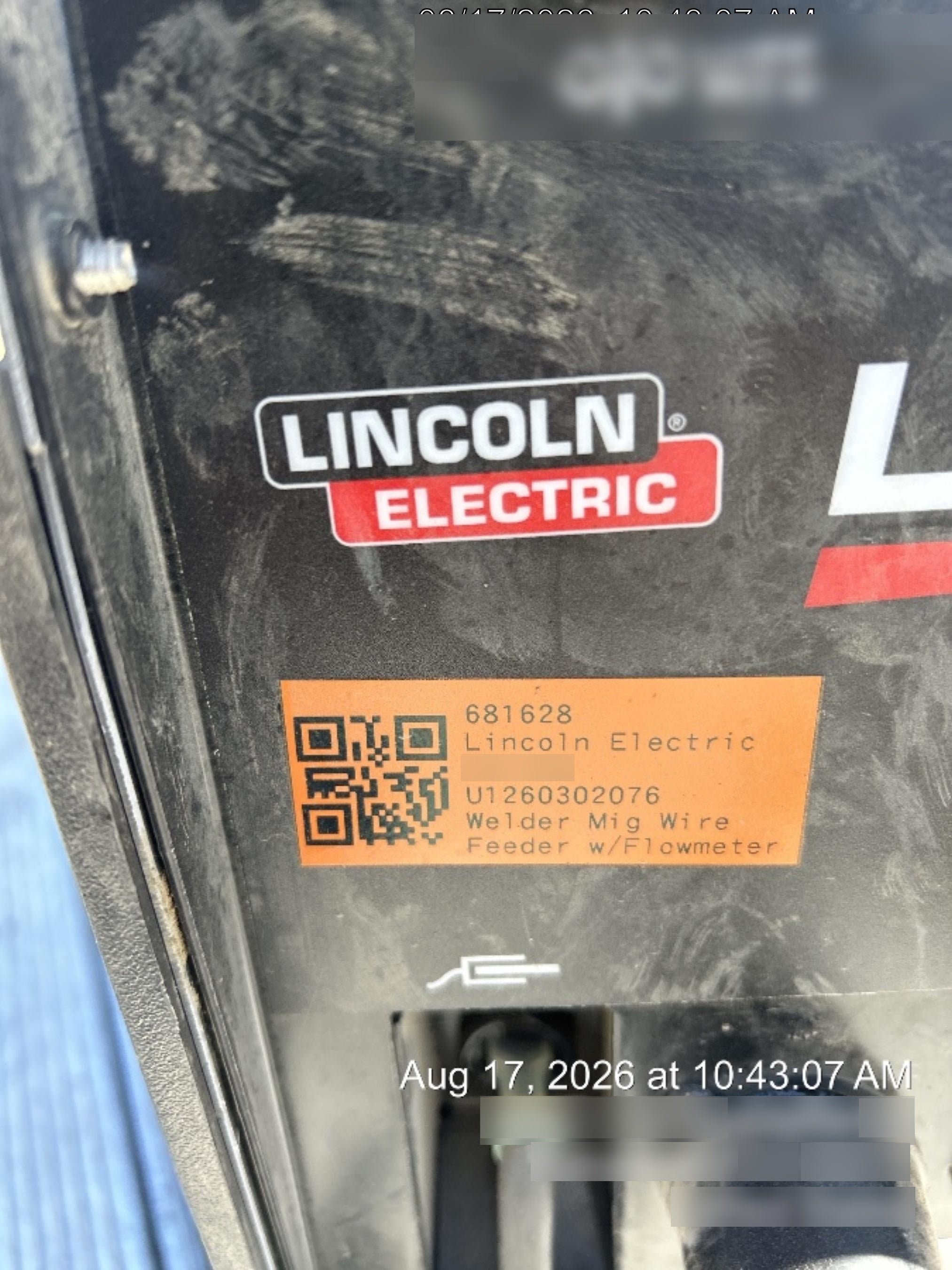 2026 LINCOLN ELECTRIC LN-25X w/Flowmeter