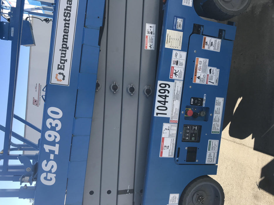 2020 Genie GS-1930 Fixed rails with chain entry gate - Pre A92.20