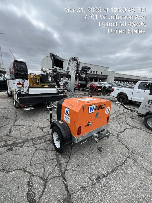 2024 Wanco WLTT-4MM4K Diesel, Deep Sea Controller, Shore Power Plug, Auto Start, (4) 350W LED Floodlights, 4kW Generator, 60 Gal Fuel Tank, 2" Ball, T3