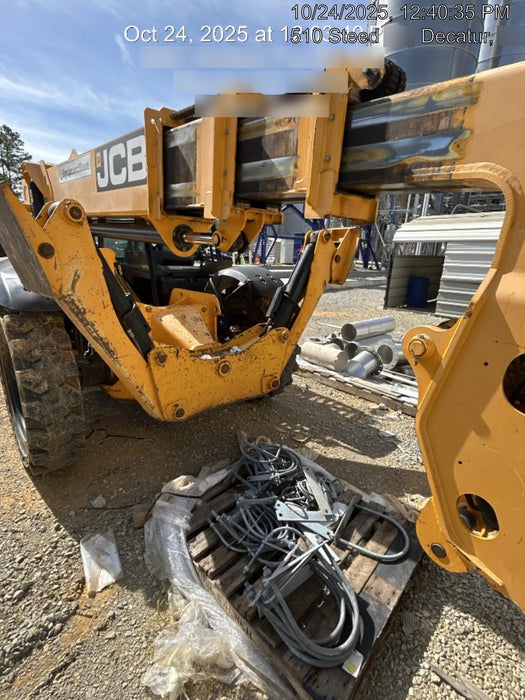 2019 JCB 510-56 Canopy, 74 HP, Solid Tires, STD Worklight, Beacon, Aux Hydraulics, Lifting Eye, Back up Alarm w/66" Carriage/60" Forks