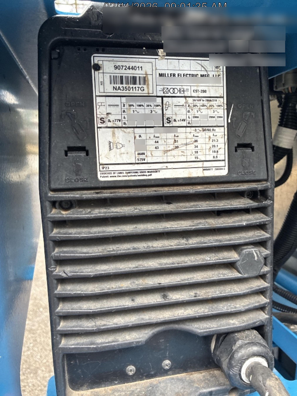 2020 MILLER ELECTRIC CST-280
