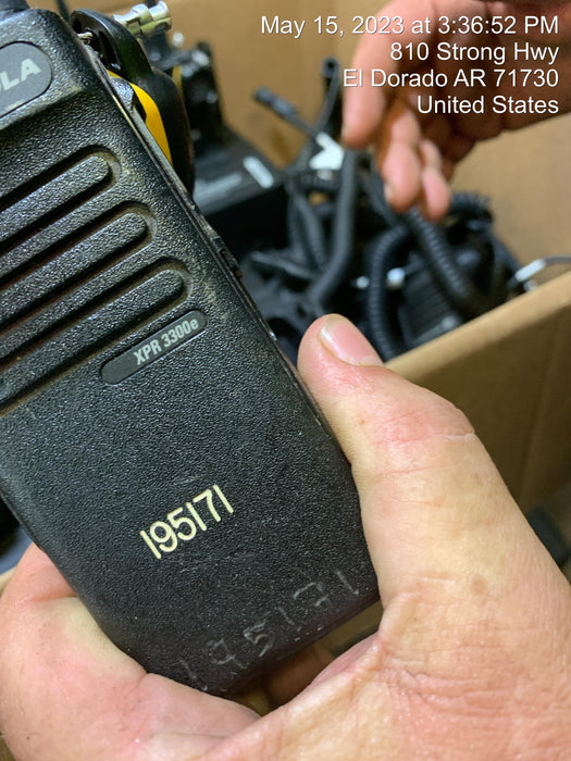 2021 MOTOROLA XPR3300E