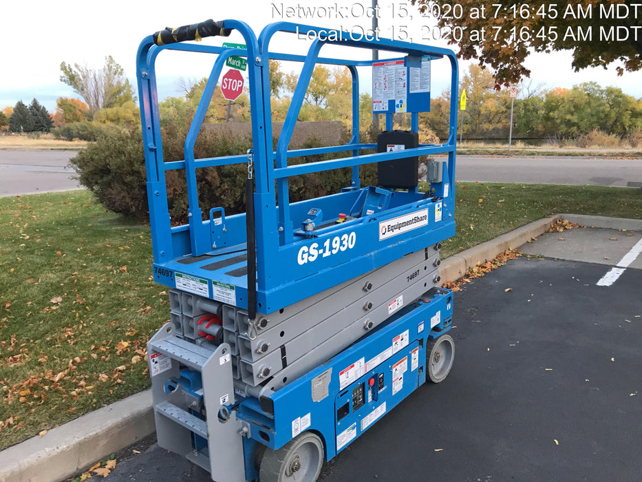 2020 Genie GS-1930 Fixed rails with chain entry gate - Pre A92.20