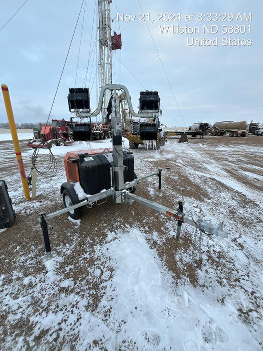 2024 Wanco WLTT-4MM4K Diesel, Deep Sea Controller, Shore Power Plug, Auto Start, (4) 350W LED Floodlights, 4kW Generator, 60 Gal Fuel Tank, 2" Ball, T3