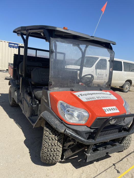 2022 Kubota RTV-X1140W-H Plastic Canopy, Windshield Acrylic Clear, LED Strobe Light, Wire Harness Kit, Back up Alarm