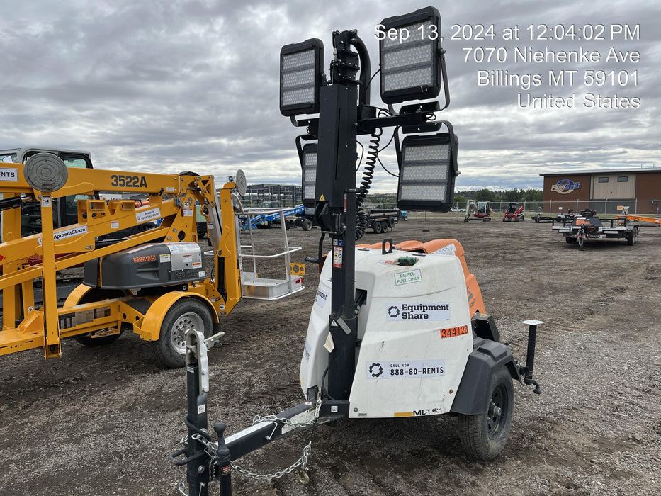 2023 Generac MLT2 Diesel, Flex Switch 120V Input, Powerzone Controller, (4) 320W LED Lights, 4kW Generator, 39.9 Gal Fuel Tank, 2" Ball, T3