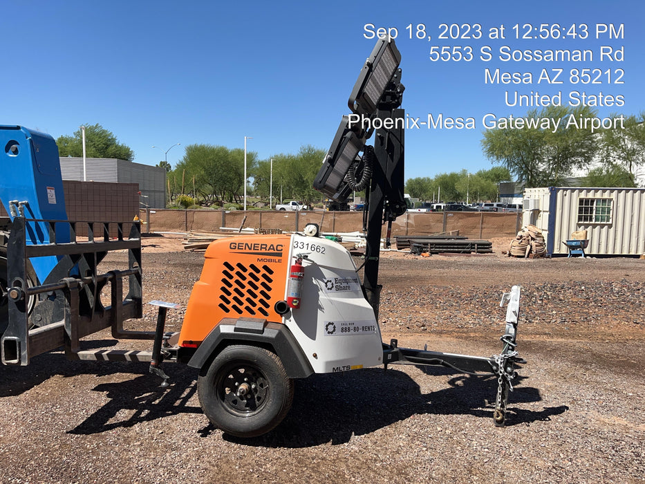 2023 Generac MLT2 Diesel, Flex Switch 120V Input, Powerzone Controller, (4) 320W LED Lights, 4kW Generator, 39.9 Gal Fuel Tank, 2" Ball, T3