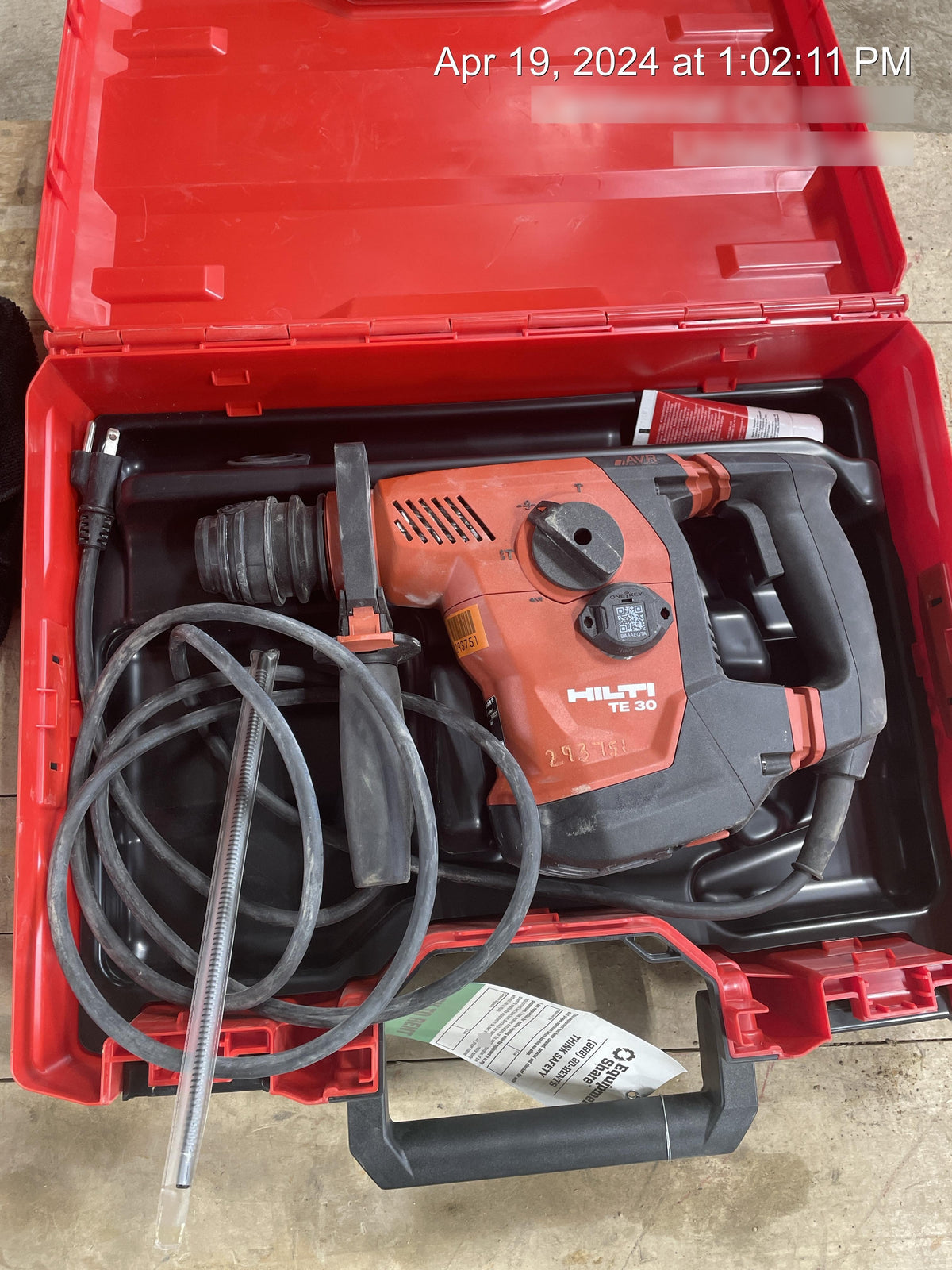 2023 HILTI TE 30-C AVR