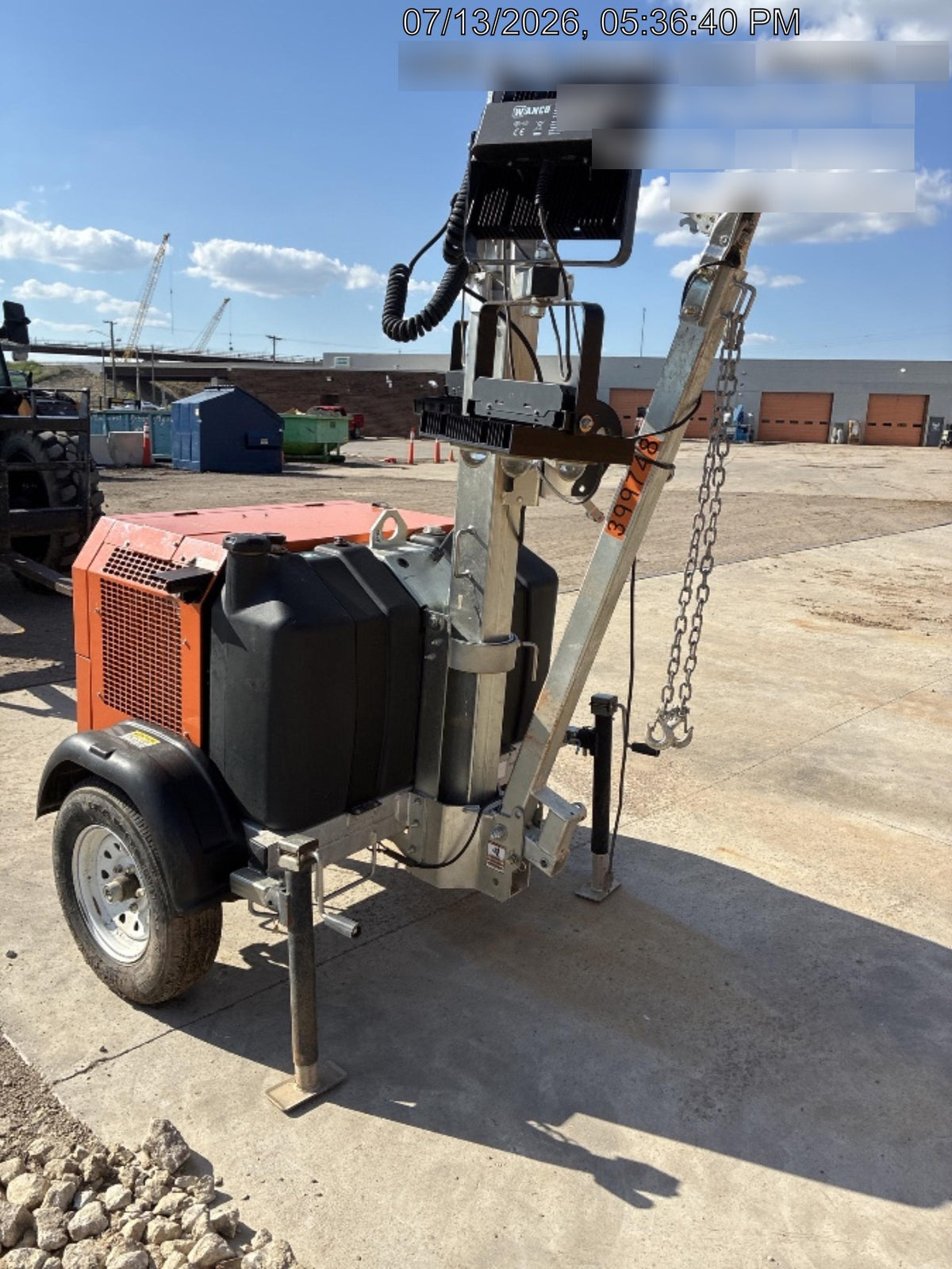 2024 Wanco WLTT-4MM4K Diesel, Deep Sea Controller, Shore Power Plug, Auto Start, (4) 350W LED Floodlights, 4kW Generator, 60 Gal Fuel Tank, 2" Ball, T3