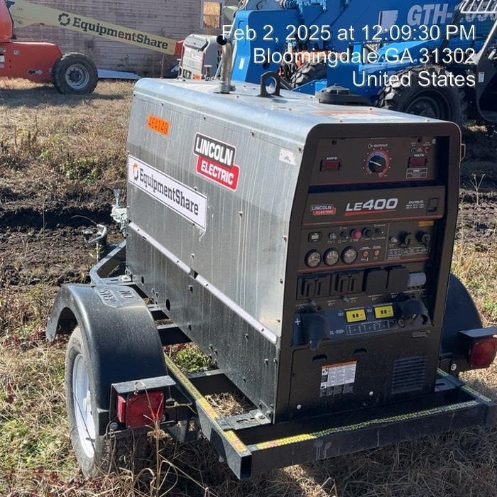 2024 Lincoln Electric LE400 Kubota V1505, Trlr, Cable Rack, Light Kit, ES Decals, T3