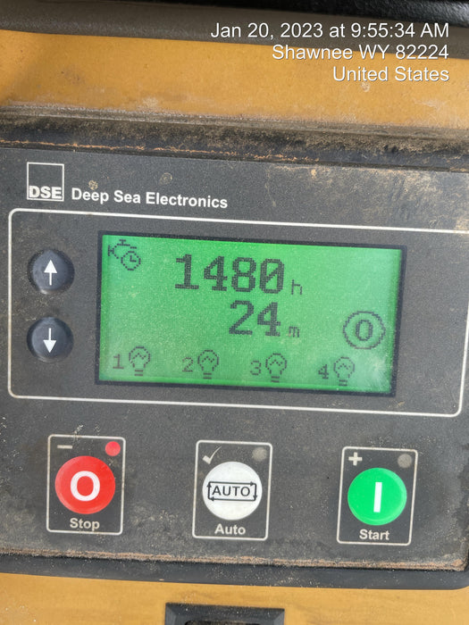 2022 Allmand NLV3GR (4) LED Light Fixture 350W, 23' Vertical Mast, 3kW Prime, Towable, Deep Sea L401, Leveling Jacks, Yanmar T4F 5.8hp