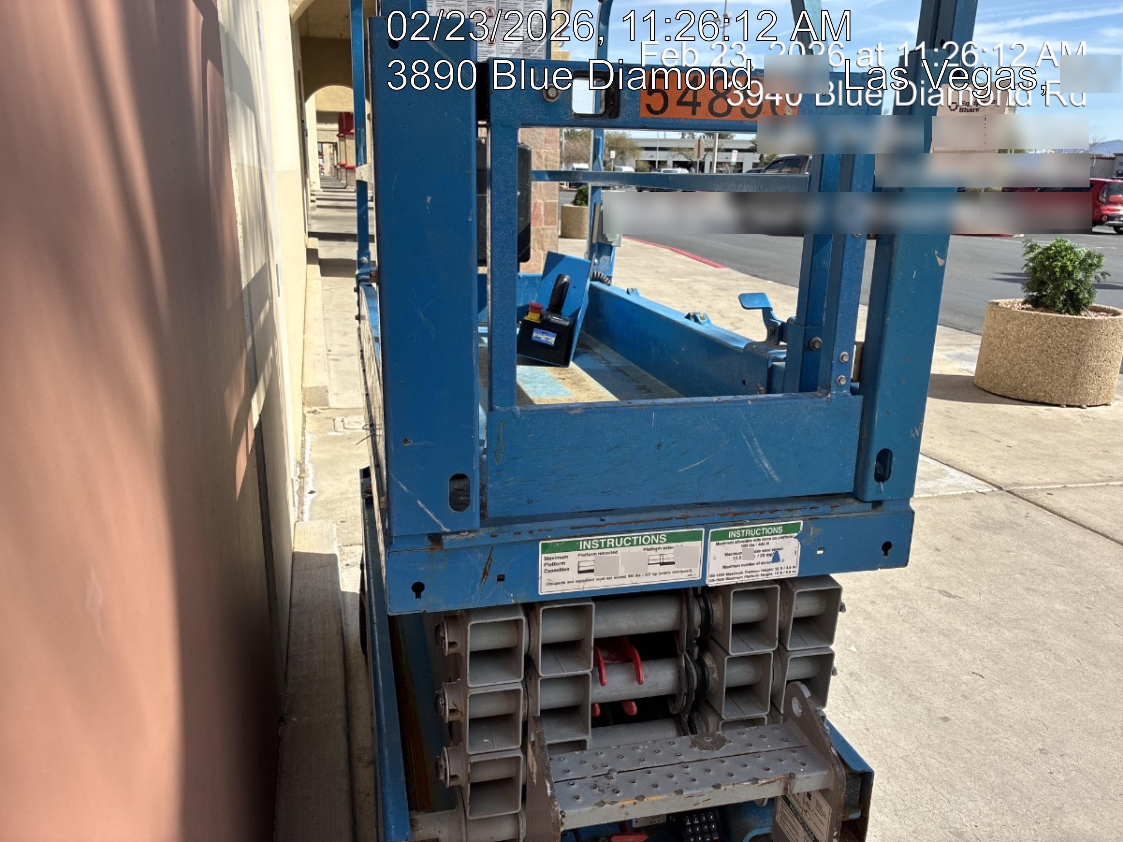 2019 Genie GS-1930 Half Height Swing Gate, 800W Inverter