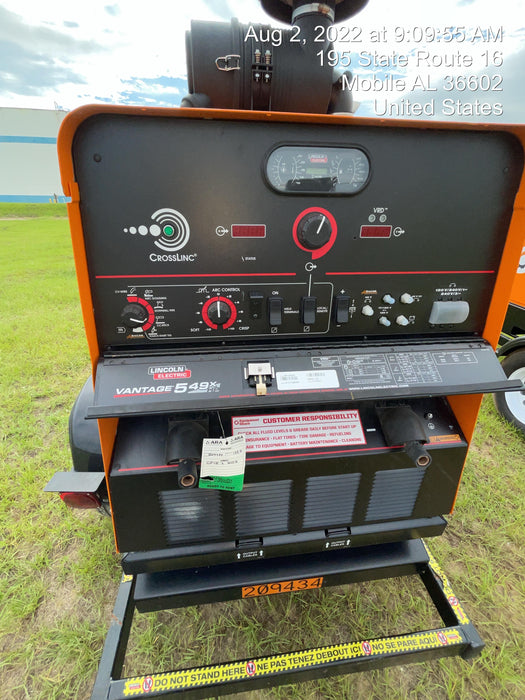 2022 LINCOLN ELECTRIC Vantage 549X