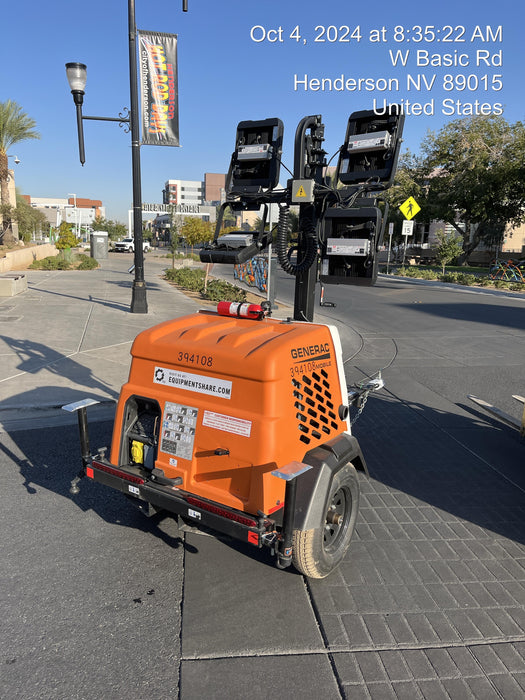 2024 Generac MLT2 Diesel, Flex Switch 120V Input, Powerzone Controller, 
(4) 320W LED Lights, 4kW Generator, 39.9 Gal Fuel Tank, 2" Ball, T3