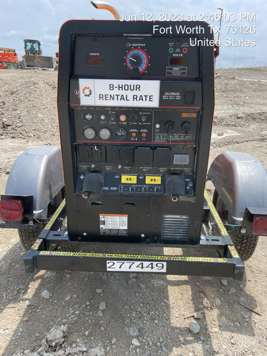 2022 Lincoln Electric LE400 Kubota V1505, Trlr, Cable Rack, Light Kit, ES Decals, T3