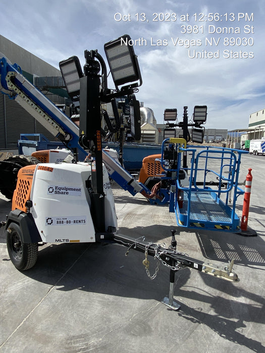 2023 Generac MLT2 Diesel, Flex Switch 120V Input, Powerzone Controller, (4) 320W LED Lights, 4kW Generator, 39.9 Gal Fuel Tank, 2" Ball, T3