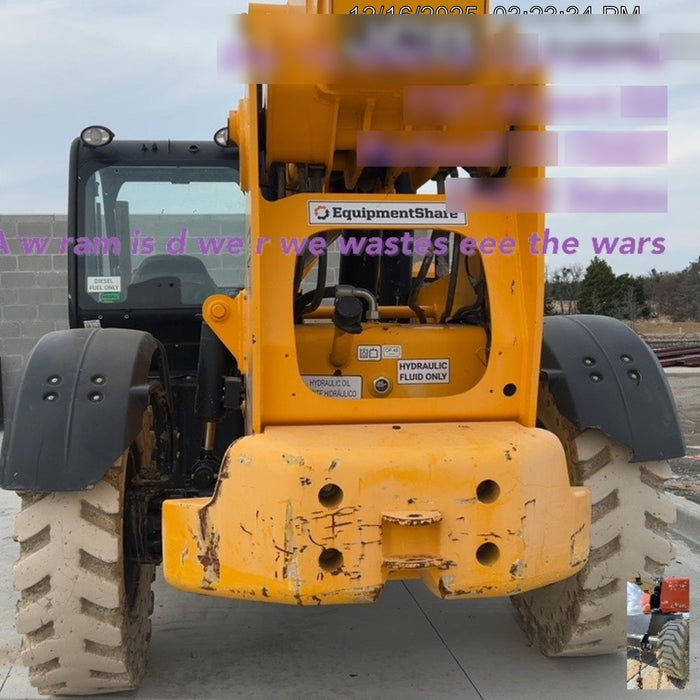 2020 JCB 510-56 Canopy, Solid Tires, Work Lights, Beacon, Aux Hydraulics, Back up Alarm, Lifting Eye, ES Decals