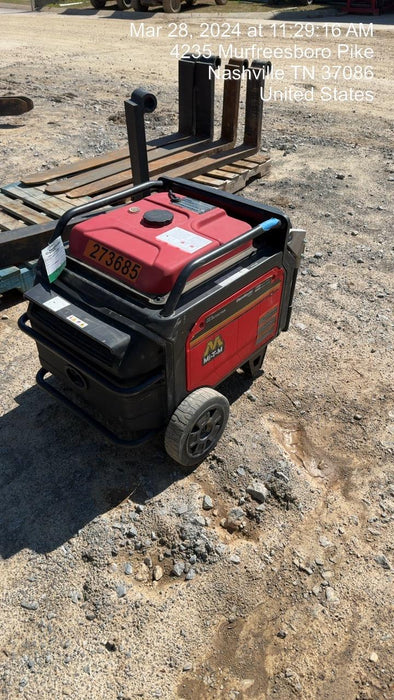 2022 Mi-T-M GEN-8000-IMM1E 7300W, (2) 120V Outlets, GFCI, Inverter