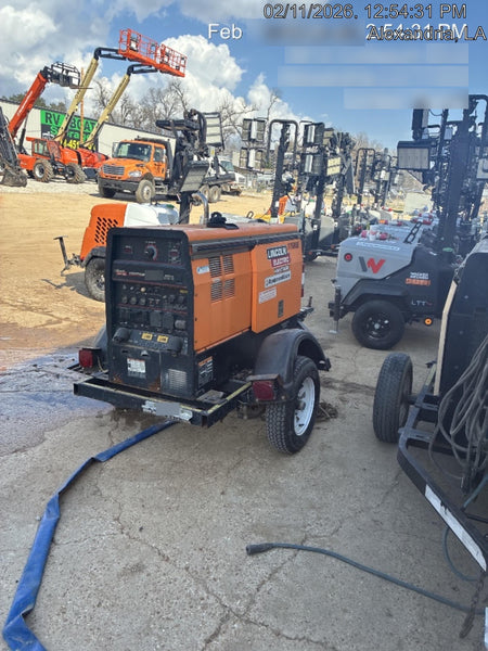 2021 Lincoln Electric Vantage 322 Vantage 322 Ready Pak 3 w/ Decals, ORANGE (includes trailer, cable rack, fender light kit) NO Telematics