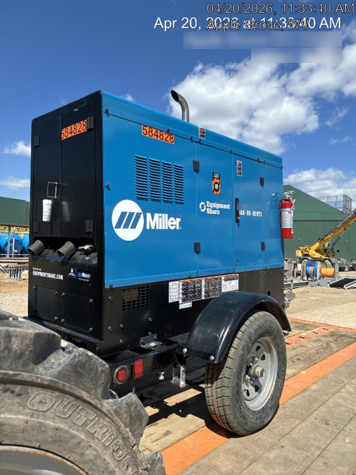 2025 MILLER ELECTRIC BIG BLUE 500