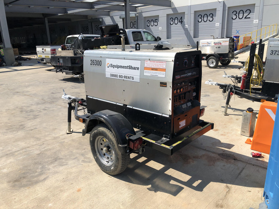 2019 Lincoln Electric Vantage 322 Lincoln Vantage 322 Welder w/Trailer, Light Kit, Cable Rack
