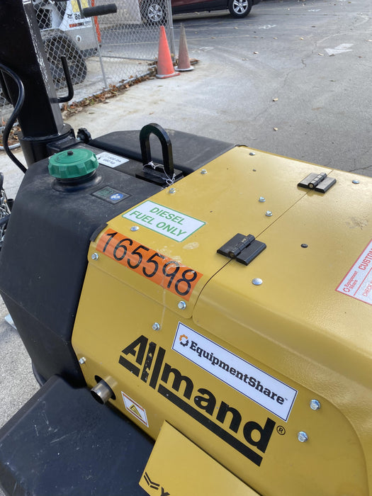 2021 Allmand NLV3GR (4) LED Light Fixture 350W, 23' Vertical Mast, 3kW Prime, Towable, Deep Sea L401, Leveling Jacks, Yanmar T4F 5.8hp