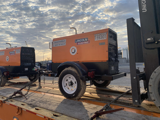 2021 Lincoln Electric Vantage 322 Vantage 322 Ready Pak 3 w/ Decals, ORANGE (includes trailer, cable rack, fender light kit) NO Telematics