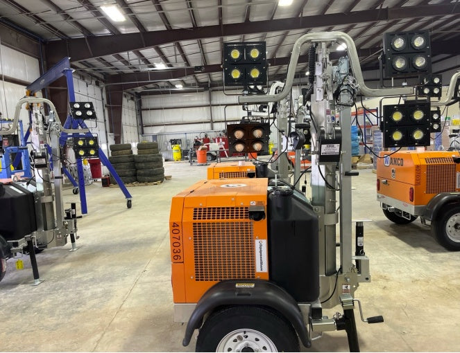 2024 Wanco WLTT-4MM4K Diesel, Deep Sea Controller, Shore Power Plug, Auto Start, (4) 350W LED Floodlights, 4kW Generator, 60 Gal Fuel Tank, 2" Ball, T3