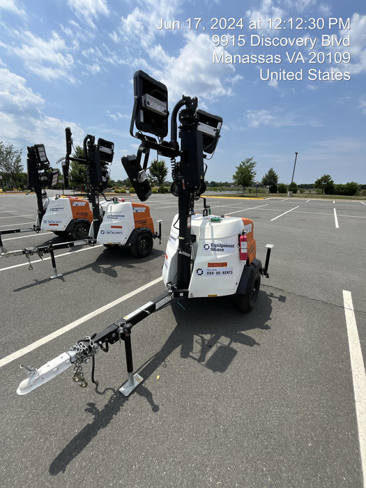 2023 Generac MLT2 Diesel, Flex Switch 120V Input, Powerzone Controller, 
(4) 320W LED Lights, 4kW Generator, 39.9 Gal Fuel Tank, 2" Ball, T3