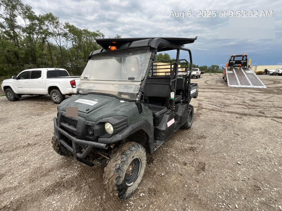 2019 Kawasaki Mule PRO-DXT Standard Options, Backup Alarm, Beacon, Plastic Hard Top, Poly Windshield, Horn Kit