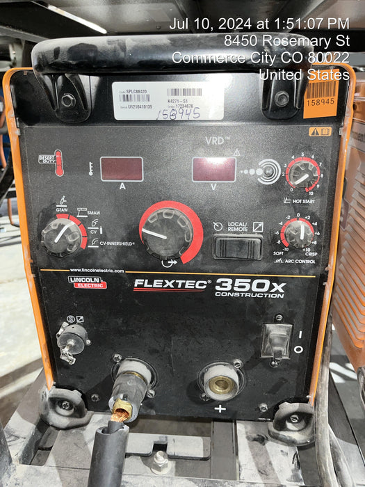 2021 LINCOLN ELECTRIC FLEXTEC 350X