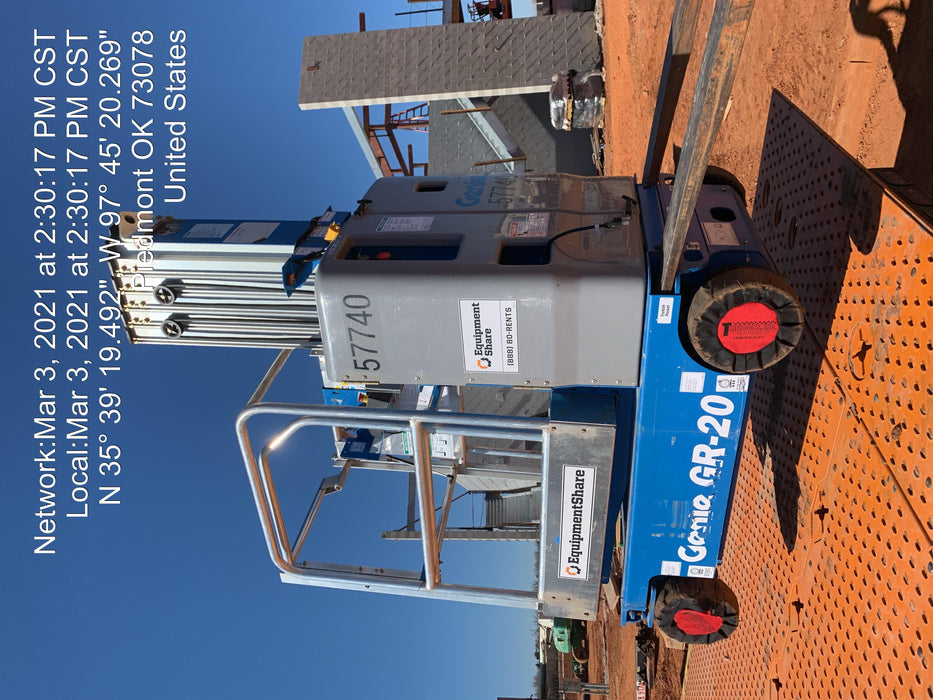 2019 GENIE GR-20