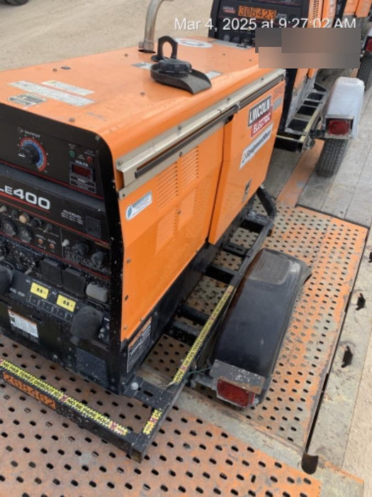 2022 Lincoln Electric LE400 Kubota V1505, Trlr, Cable Rack, Light Kit, ES Decals, T3